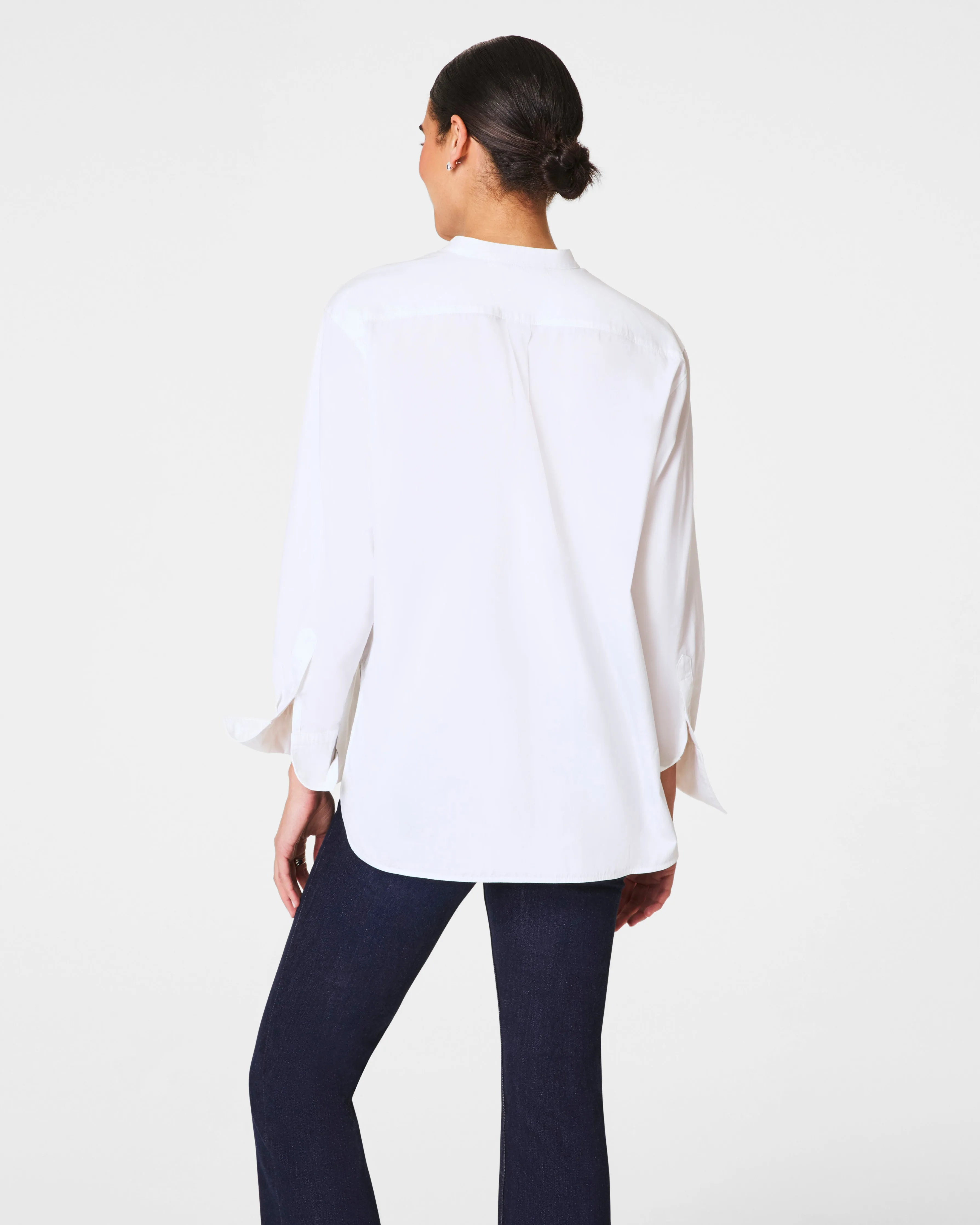 SPANX® Poplin Button-Up Tunic