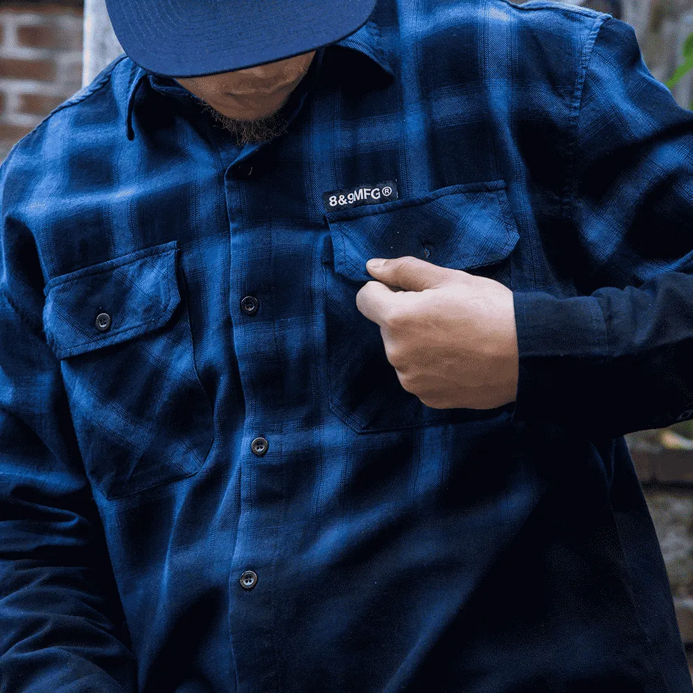 Streets Flannel Shirt Blue