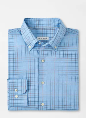 Sydney Crown Lite Cotton-Stretch Sport Shirt by Peter Millar - Cottage Blue