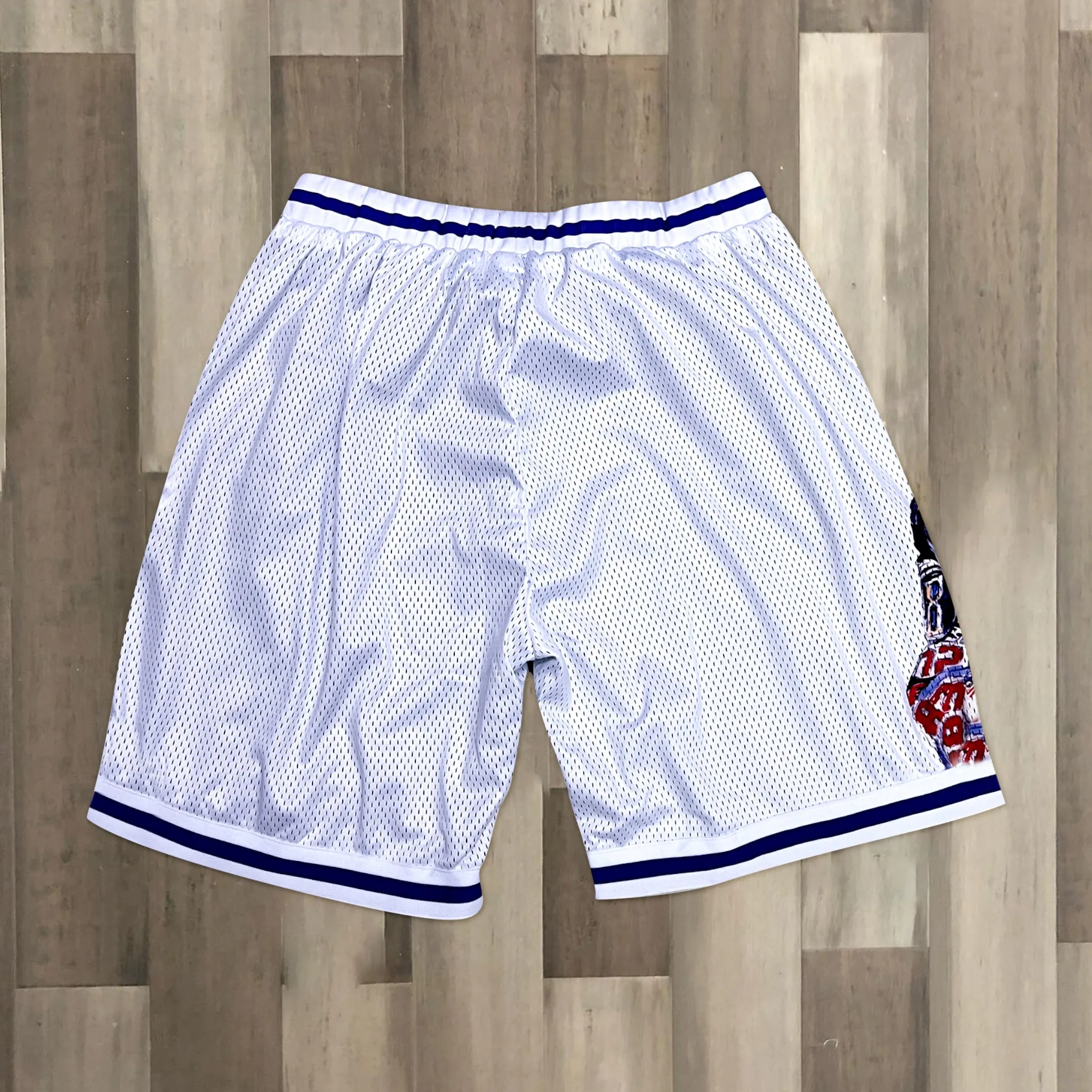 Trendy casual retro mesh sports shorts