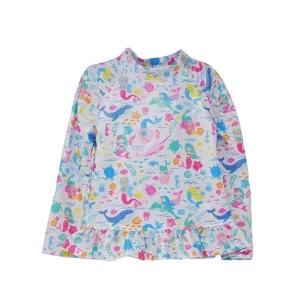 UPF 50  Ruffle Rash Guard - G