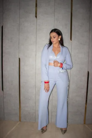 Victoria Blue Fringe Set