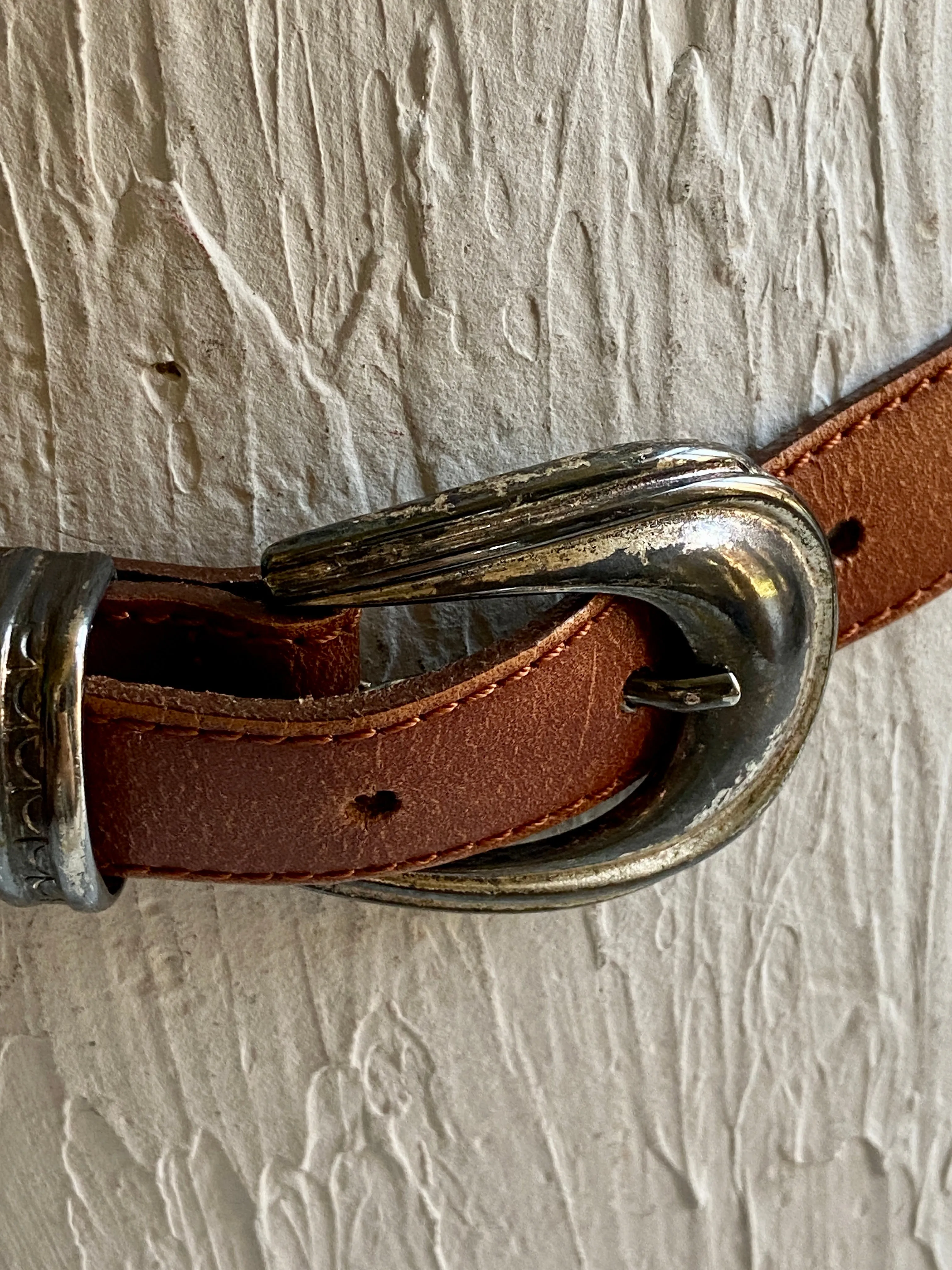 Vintage skinny express belt