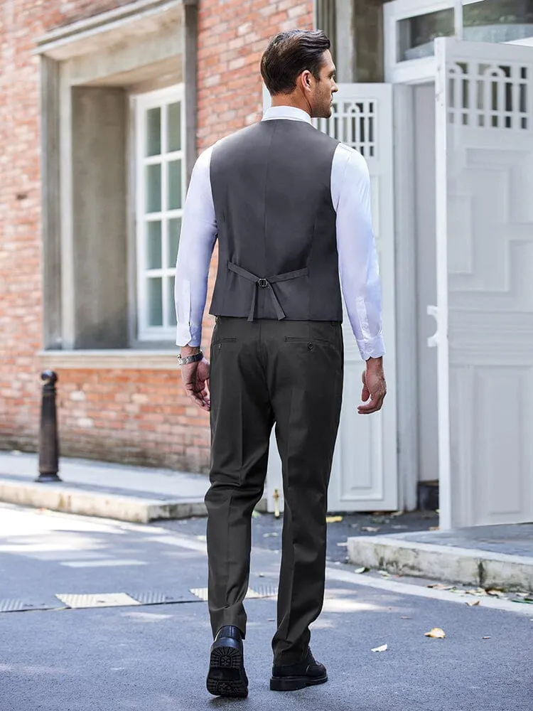 Wedding Formal Prom 3 Piece Slim Fit Tuxedo Suit Set (US Only)