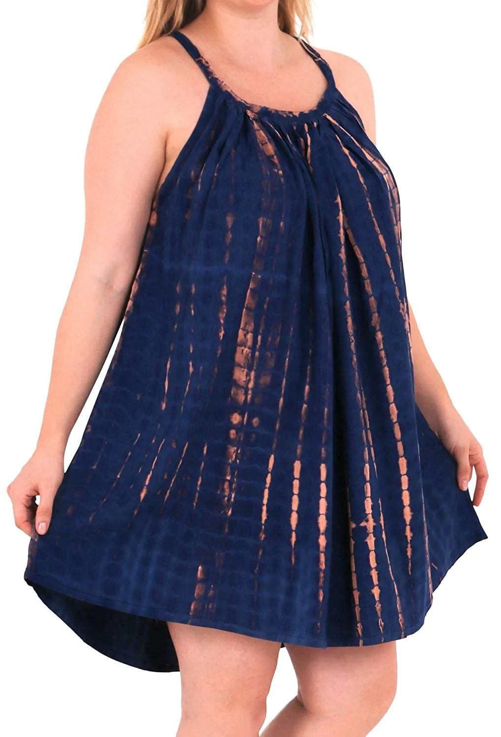 Women's Beachwear Evening Plus Light Blouse tunic Casual Cover ups Casuals Blue