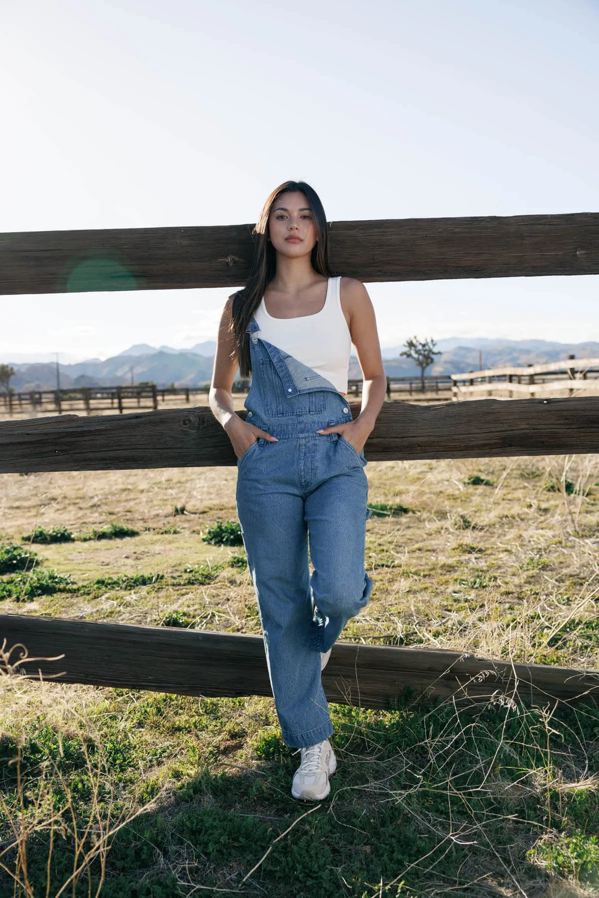 Workwear Overalls - Medium Wash