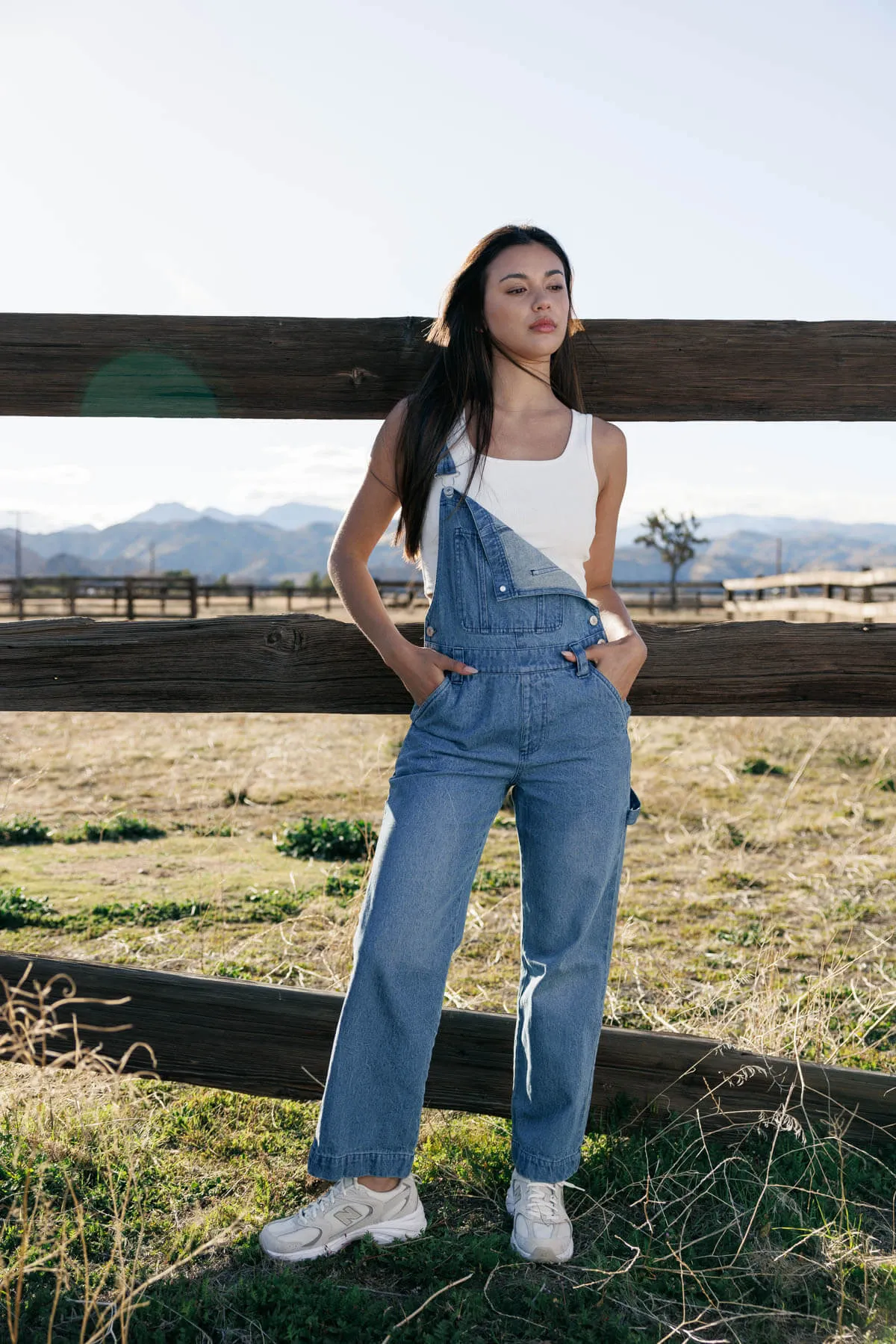 Workwear Overalls - Medium Wash