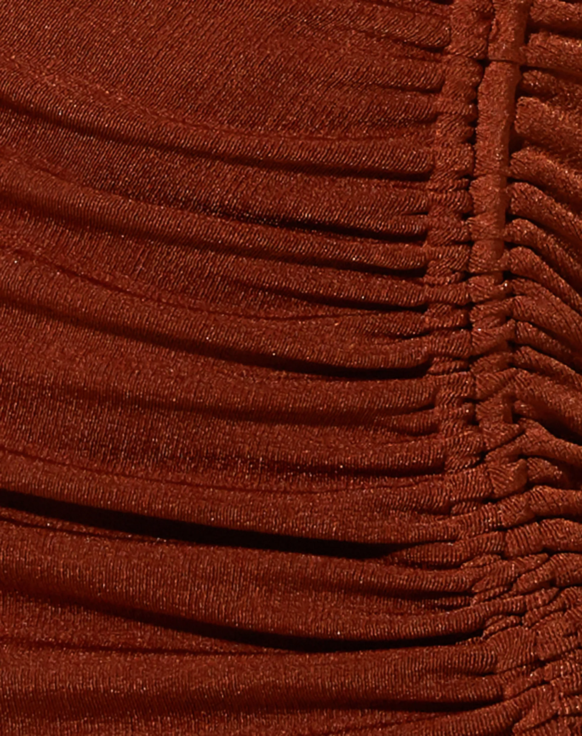 Yessa Crop Top in Crepe Brown