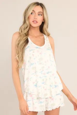 Z-Supply Spring Break Vacay Cloud Dancer Top