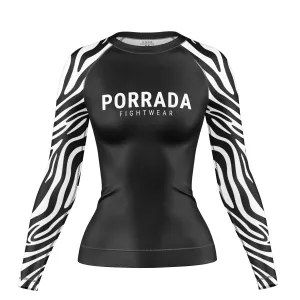 ZEBRA WOMEN RASH GUARD